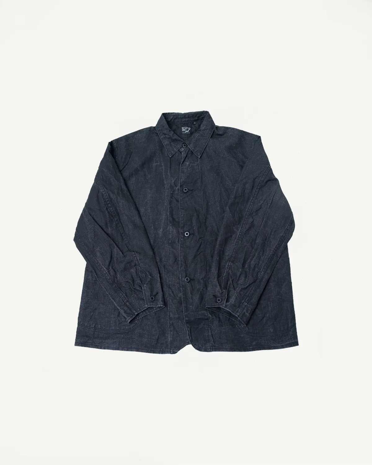 01-6250-61 - WWII 40's Sumi Coated Linen Coverall - Black