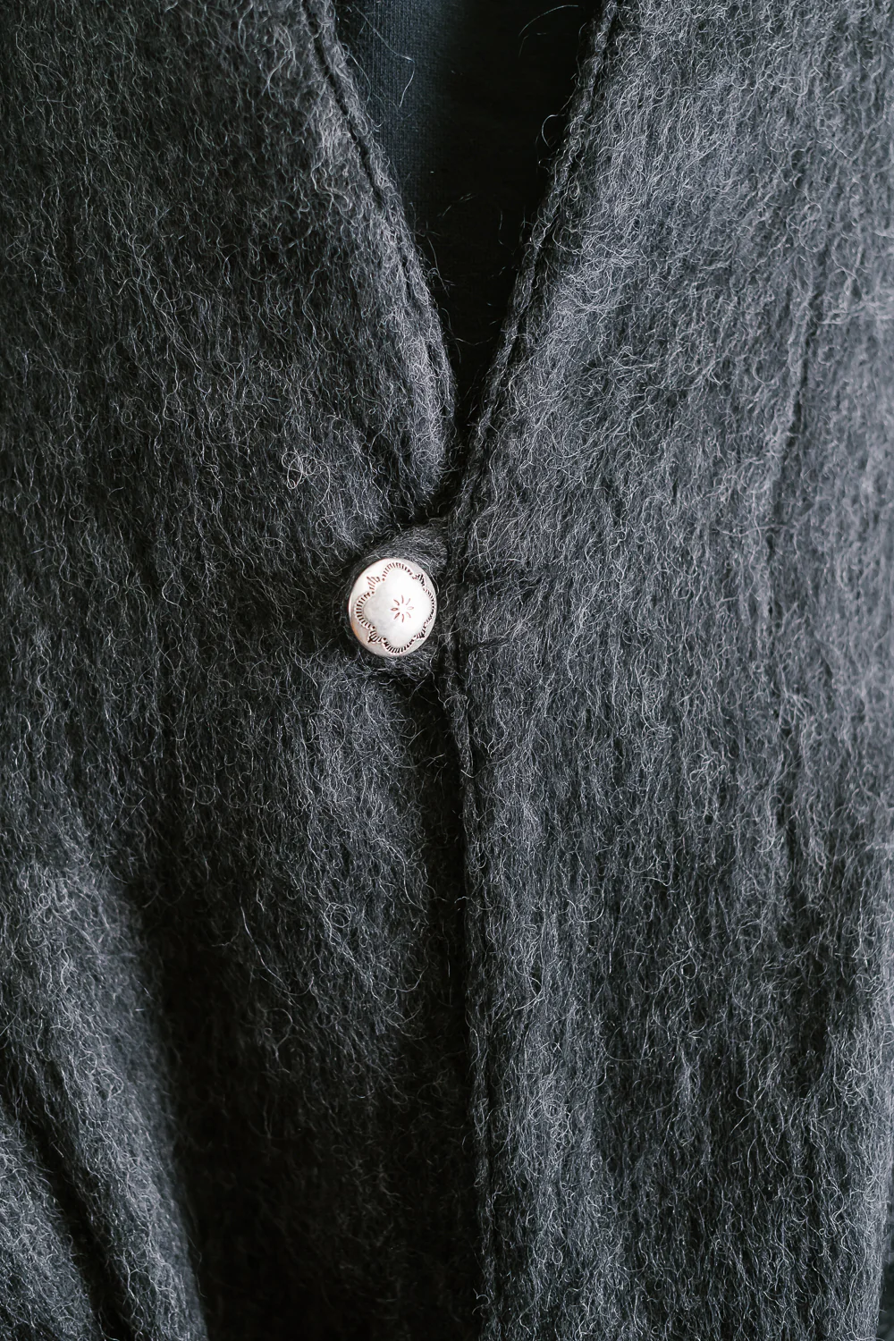 01-8037-50 - Mohair Cardigan - Charcoal Gray - Image 17
