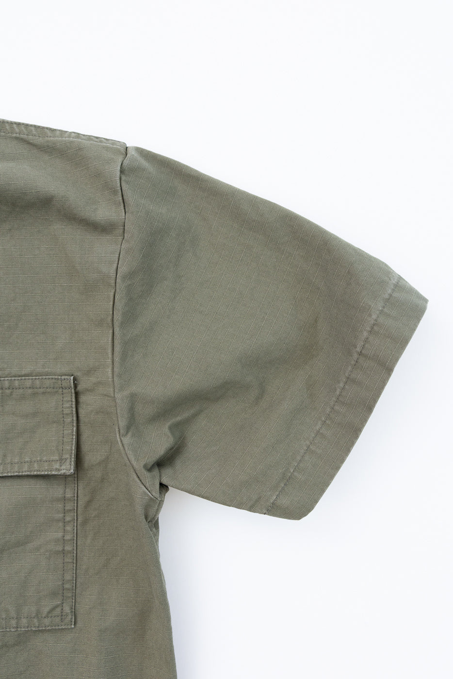 01-8046-76k - Utility Short Sleeve Work Shirt Jacket - Army Green - Image 6