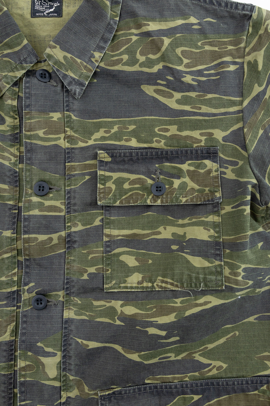 01-8046-TGC - Utility Short Sleeve Work Shirt Jacket - Tiger Camo - Image 3
