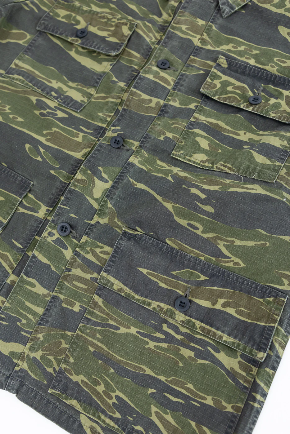 01-8046-TGC - Utility Short Sleeve Work Shirt Jacket - Tiger Camo - Image 5