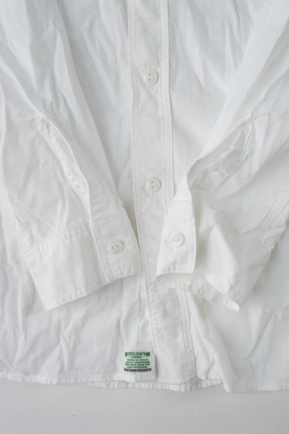 01-8070-69 - Lightweight Chambray Slim Fit Work Shirt - White - Image 4
