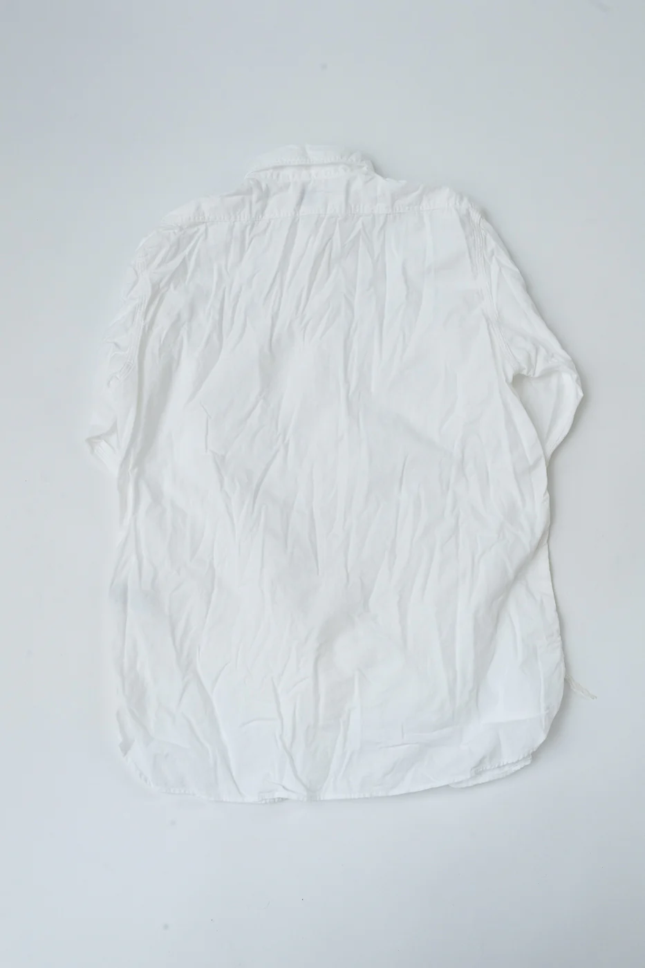 01-8070-69 - Lightweight Chambray Slim Fit Work Shirt - White - Image 5