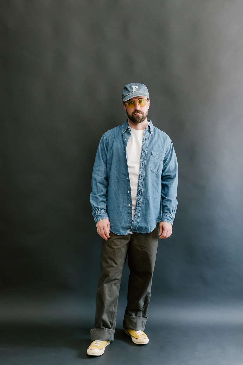 01-8112-95 - Button Down Denim Shirt - Used Wash - Image 6