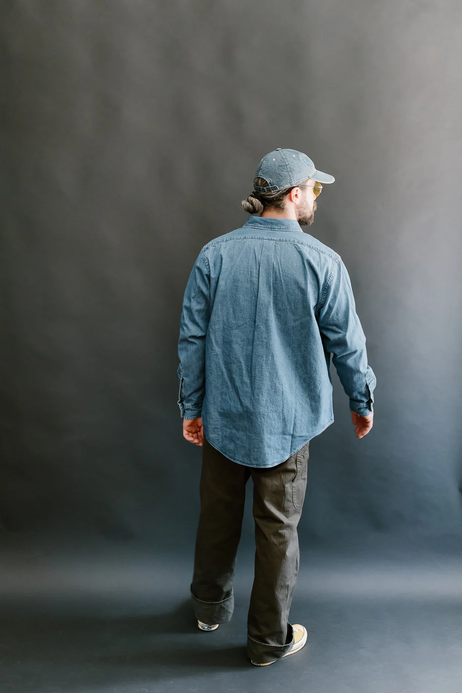 01-8112-95 - Button Down Denim Shirt - Used Wash - Image 8