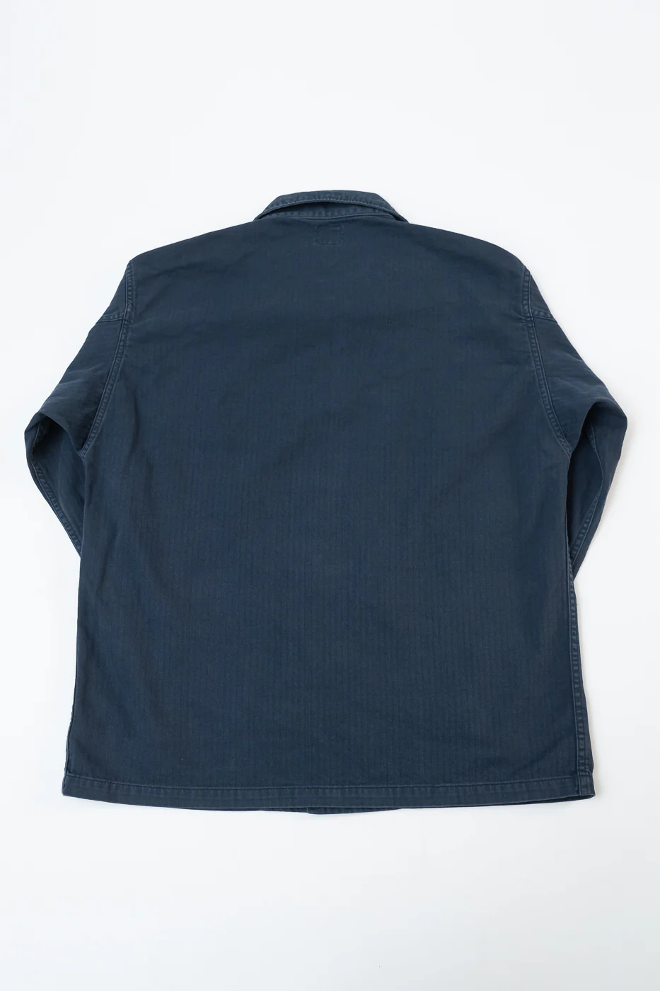 01-8346-02 - 4-Pocket Fatigue Shirt Herringbone Twill - Navy - Image 6