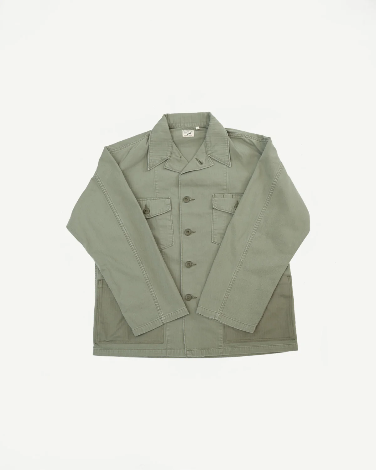 01-8346-16 - 4-Pocket Fatigue Shirt Herringbone Twill - Green