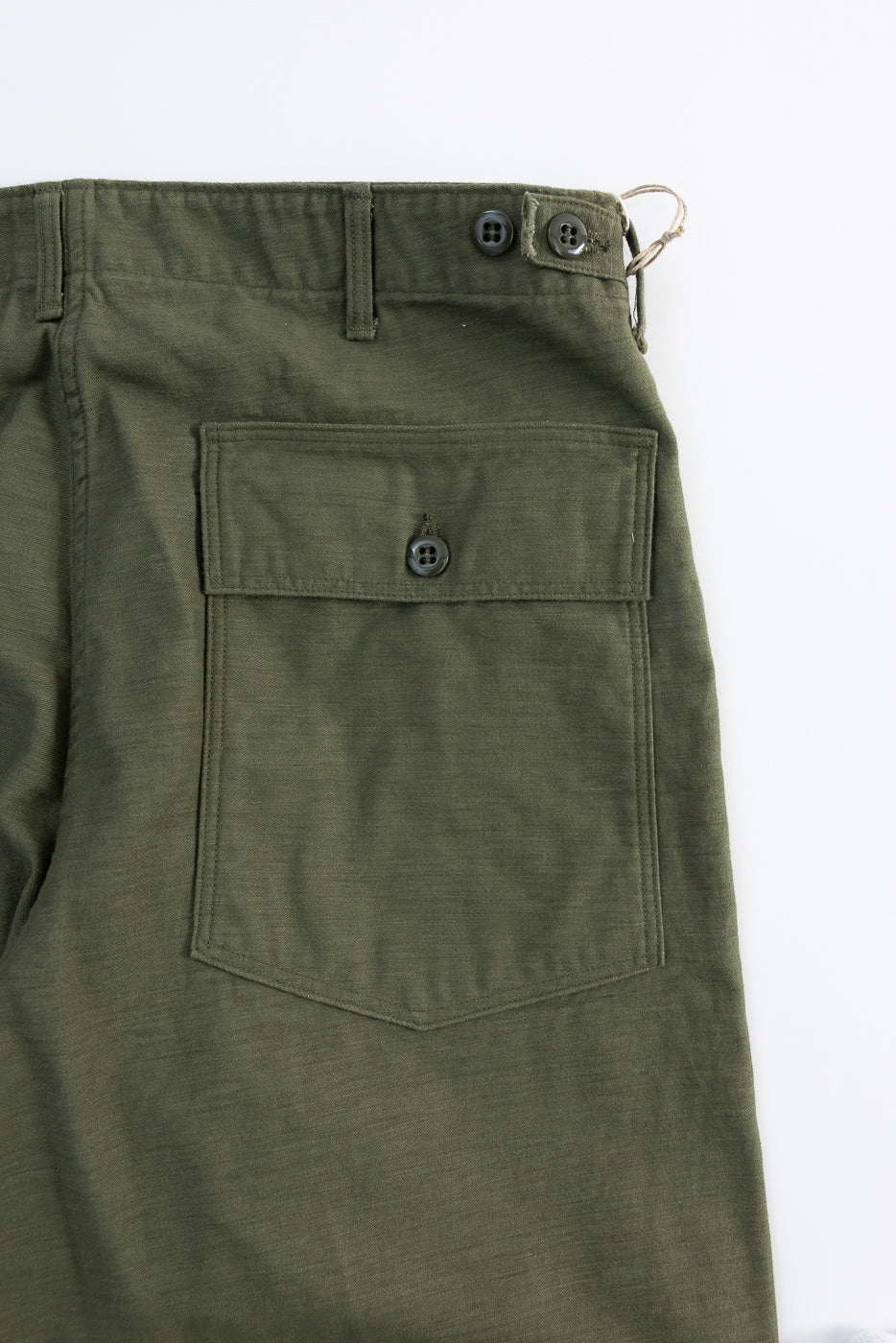 03-V5002-77K - Fatigue Pants Reverse Sateen - Vintage Fit - Dark Olive - Image 2