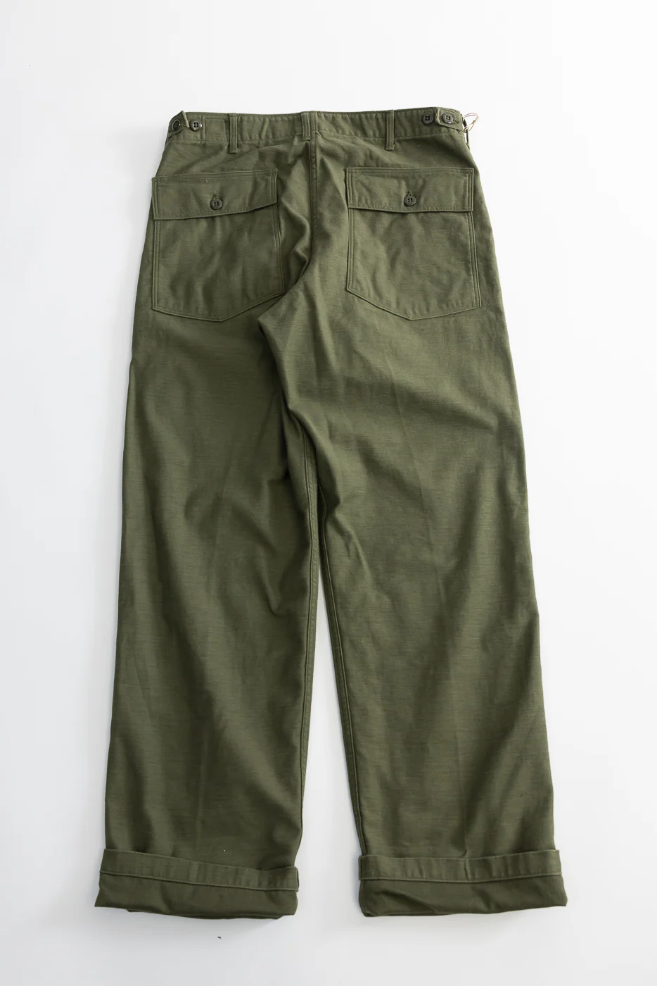 03-V5002-77K - Fatigue Pants Reverse Sateen - Vintage Fit - Dark Olive - Image 6