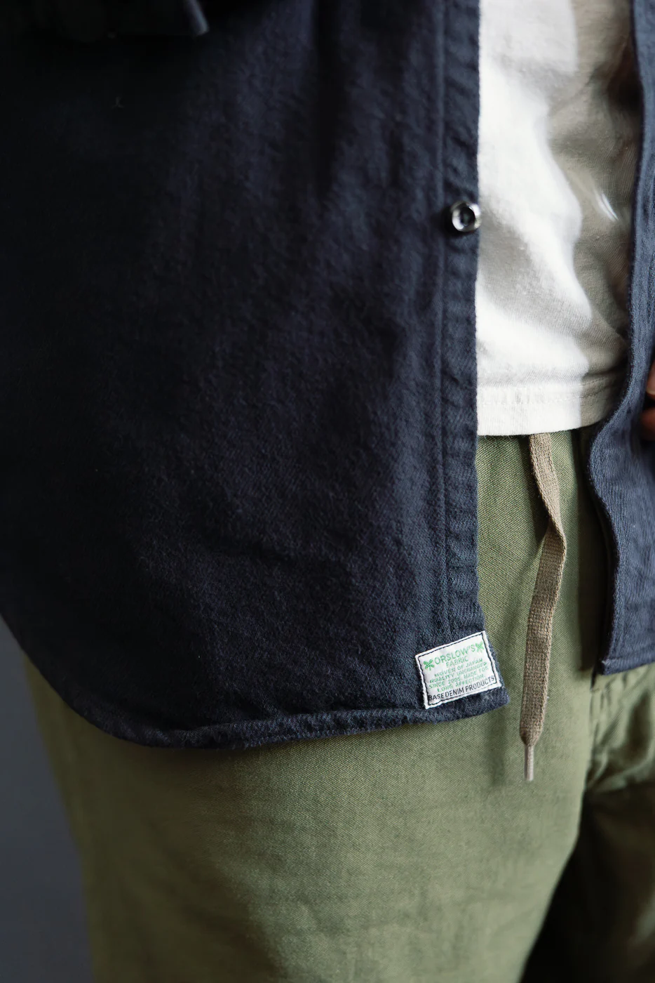 01-V8072-02 - Relaxed Fit Flannel Shirt - Navy - Image 21