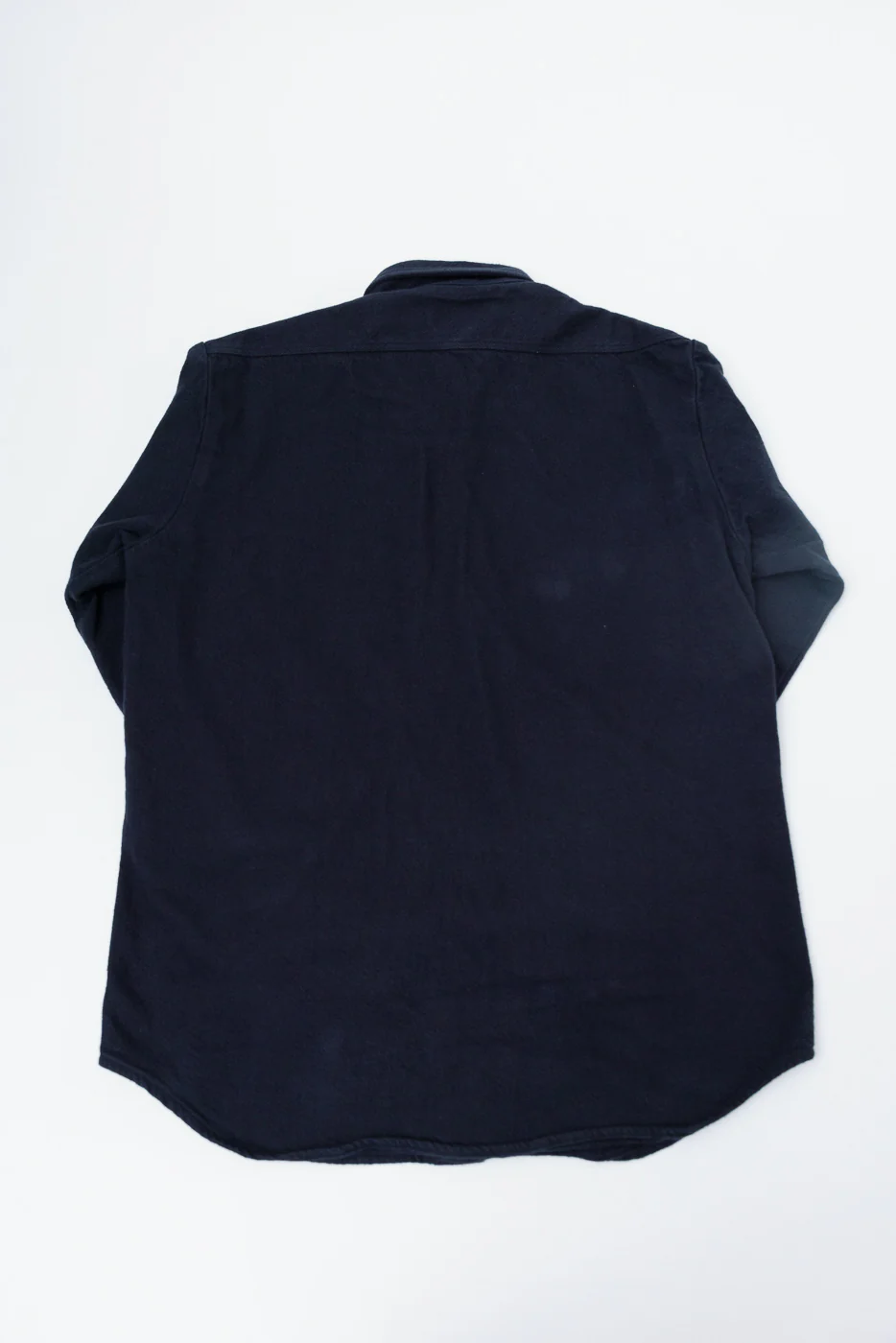 01-V8072-02 - Relaxed Fit Flannel Shirt - Navy - Image 5