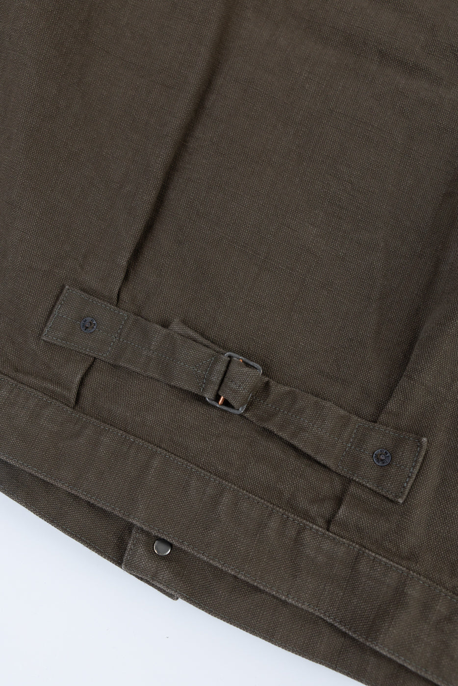 01507-HOX-OLB - 13oz "Olive Khaki" Sulfur Dyed Heavy Oxford Jacket - Type I - Image 4