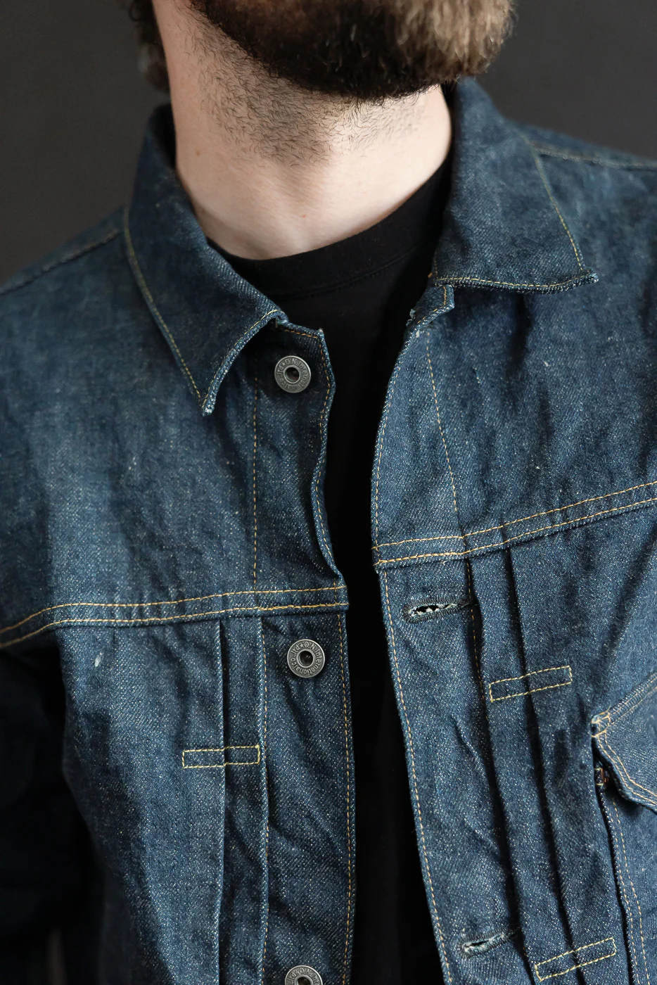 01507L-ISHIKAWADAI - 15oz Selvedge Denim Jacket - Type I - Image 18
