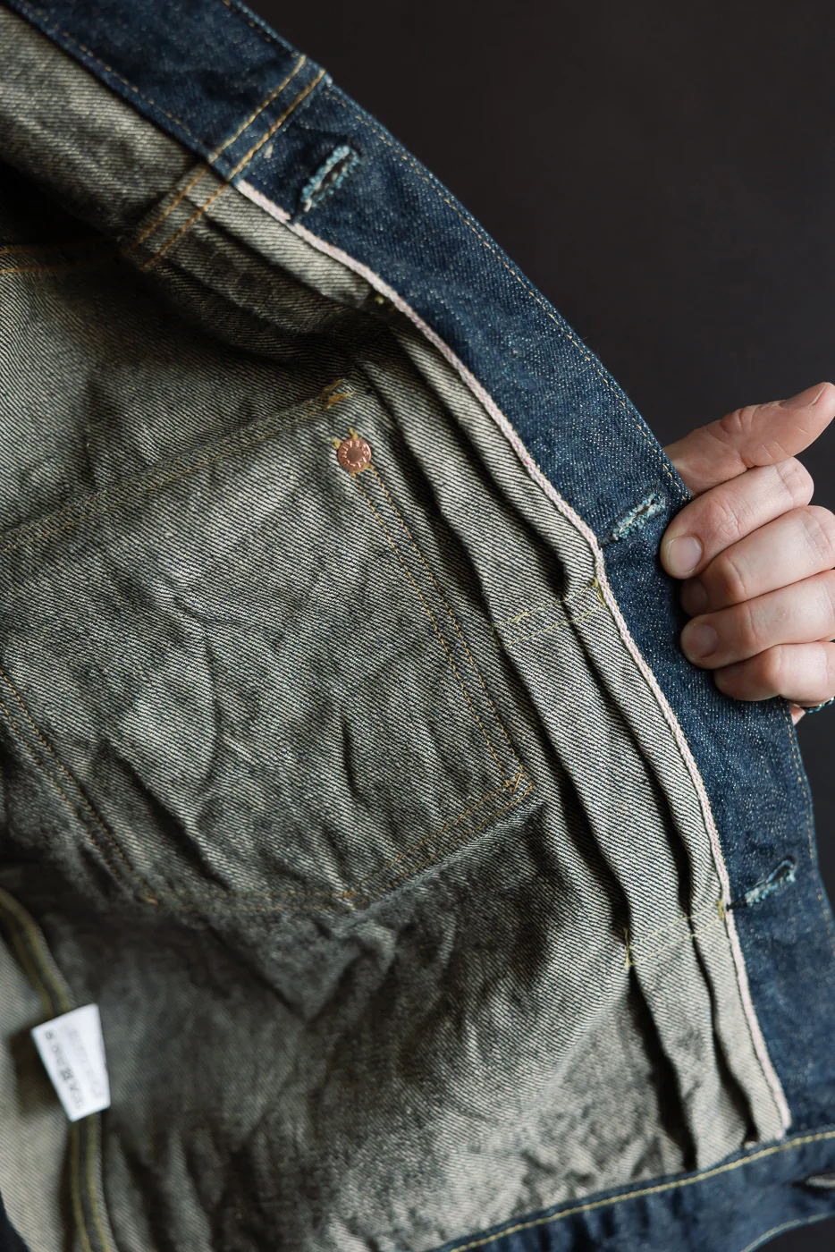 01507L-ISHIKAWADAI - 15oz Selvedge Denim Jacket - Type I - Image 20