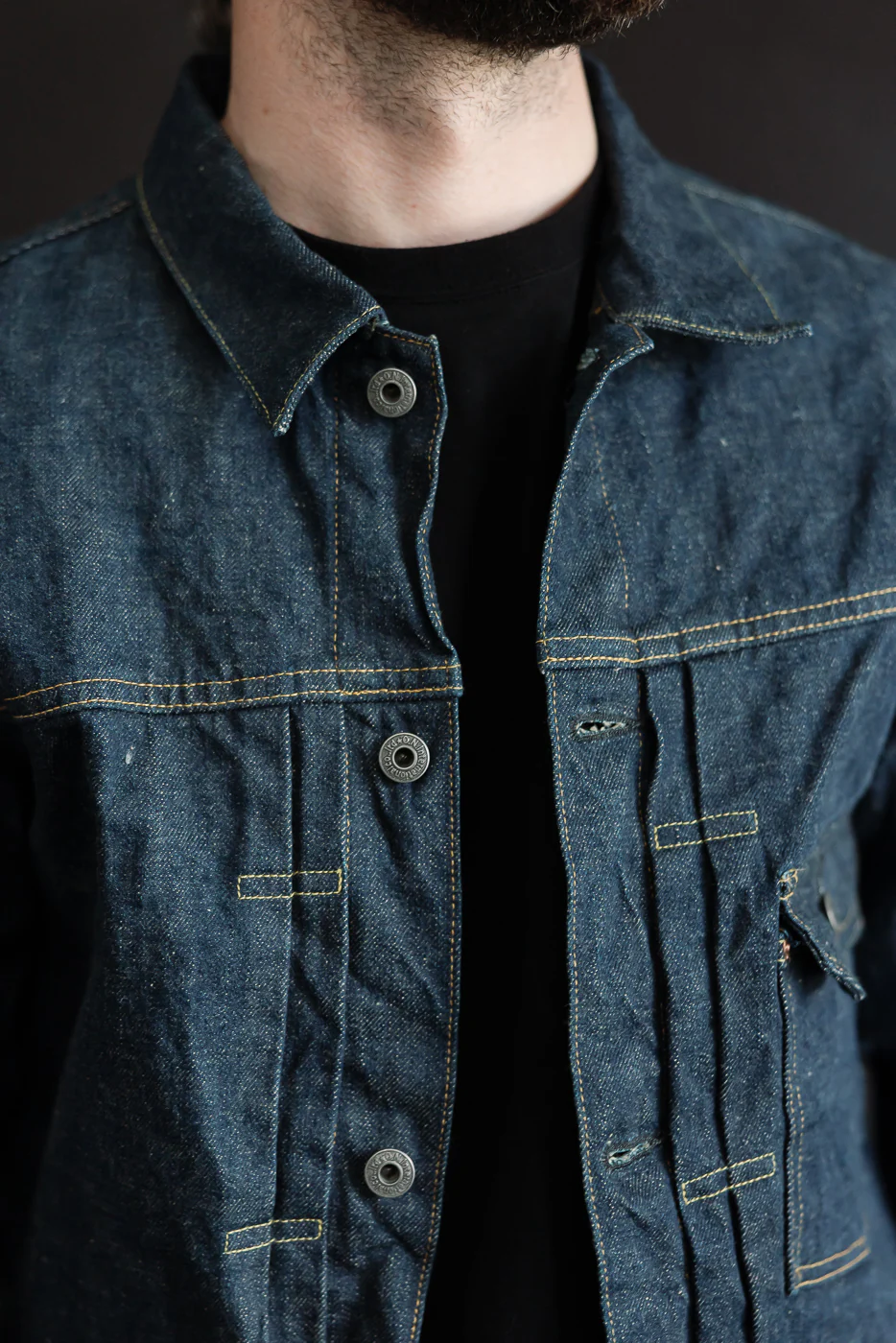 01507L-ISHIKAWADAI - 15oz Selvedge Denim Jacket - Type I - Image 23