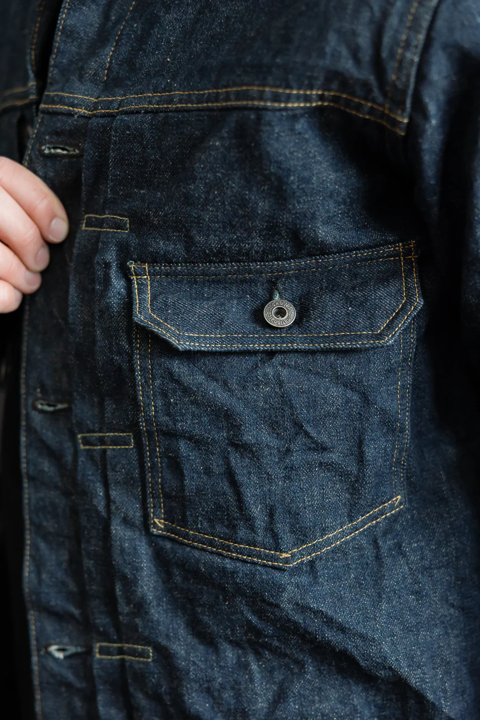 01507L-ISHIKAWADAI - 15oz Selvedge Denim Jacket - Type I - Image 24