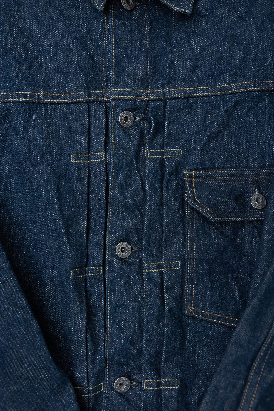01507L-ISHIKAWADAI - 15oz Selvedge Denim Jacket - Type I - Image 3