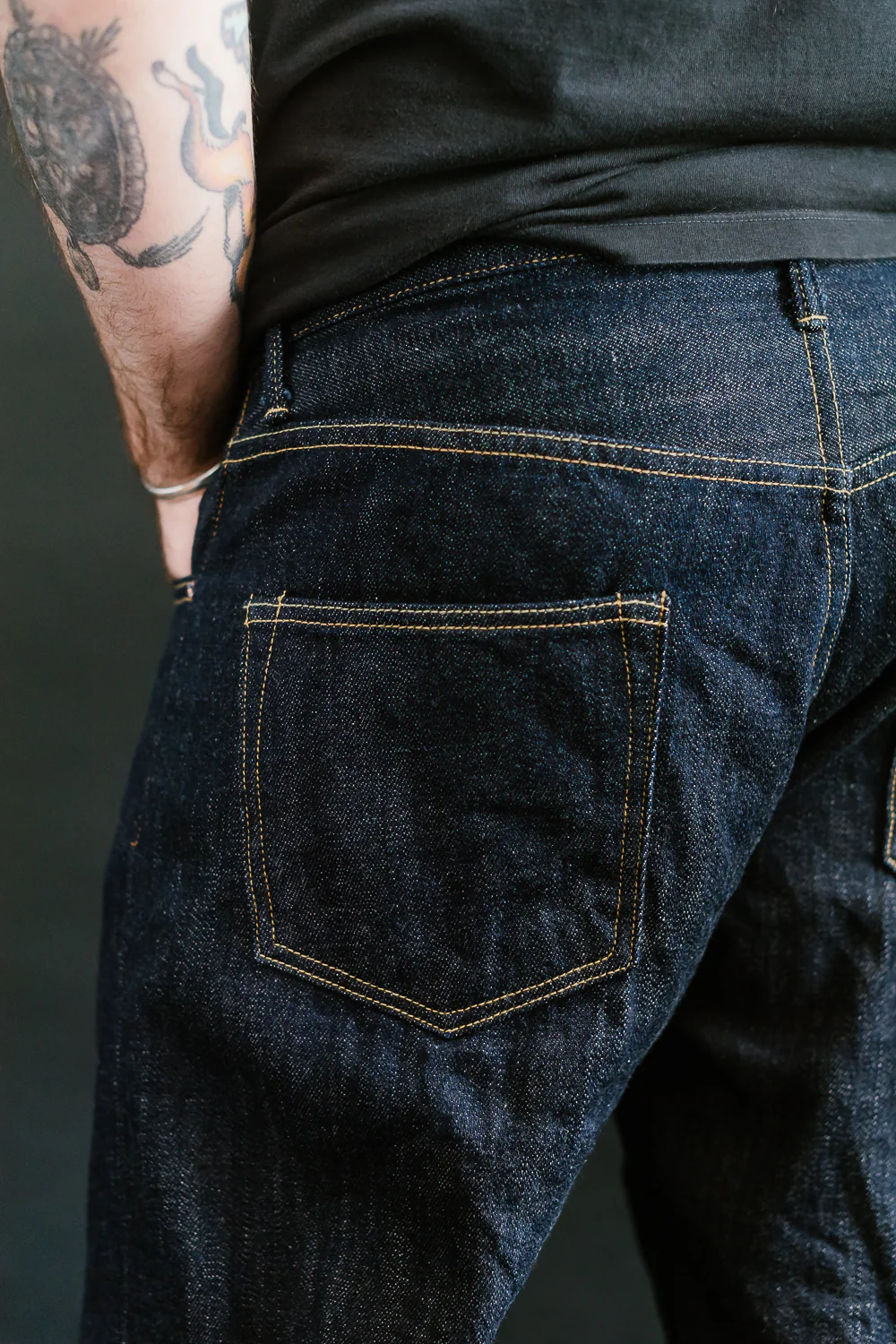 022-KIRAKU - 12oz "Natural Indigo" Selvedge Denim - Relax Straight Fit - Image 20