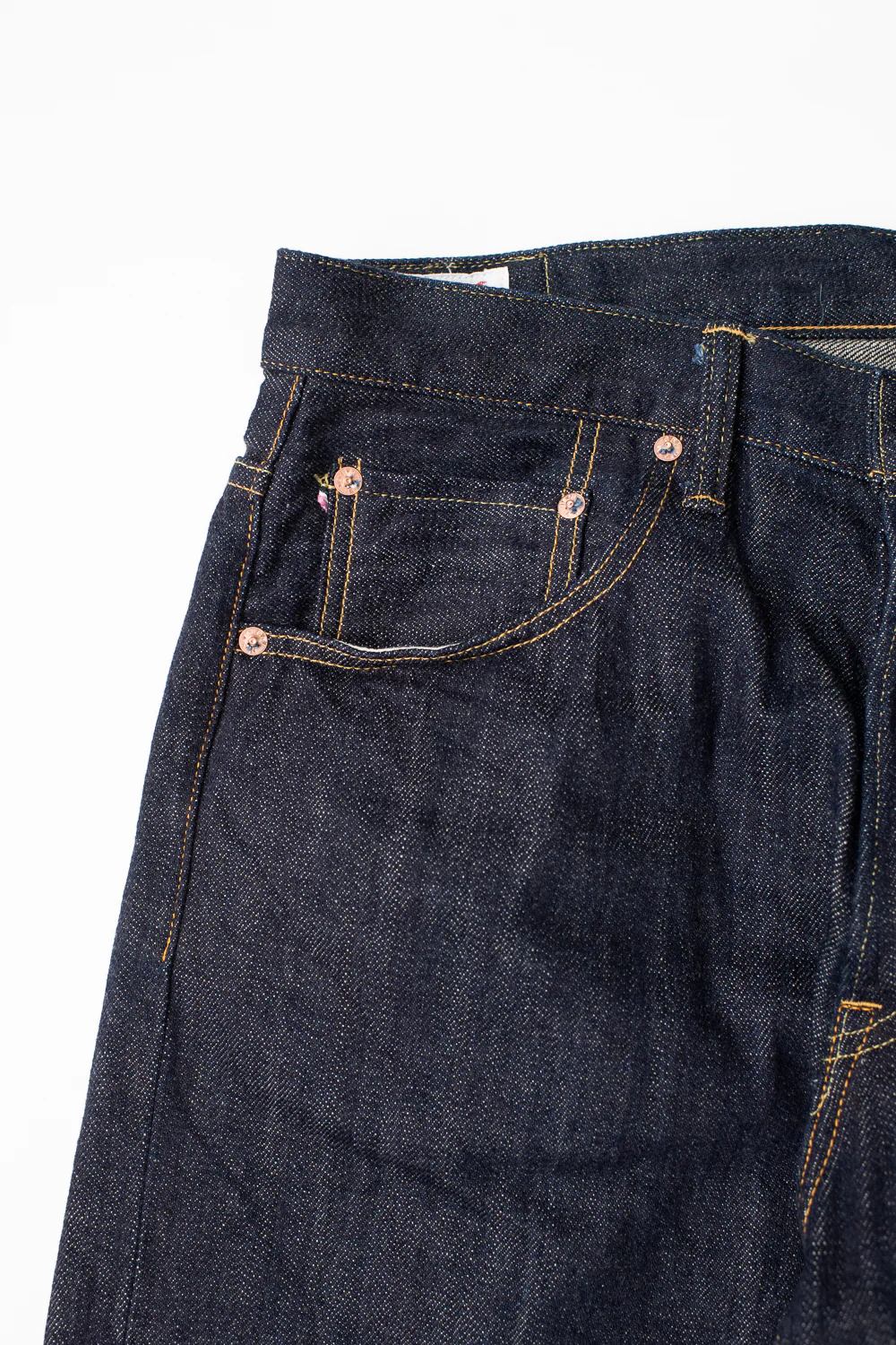 022-KIRAKU - 12oz "Natural Indigo" Selvedge Denim - Relax Straight Fit - Image 4