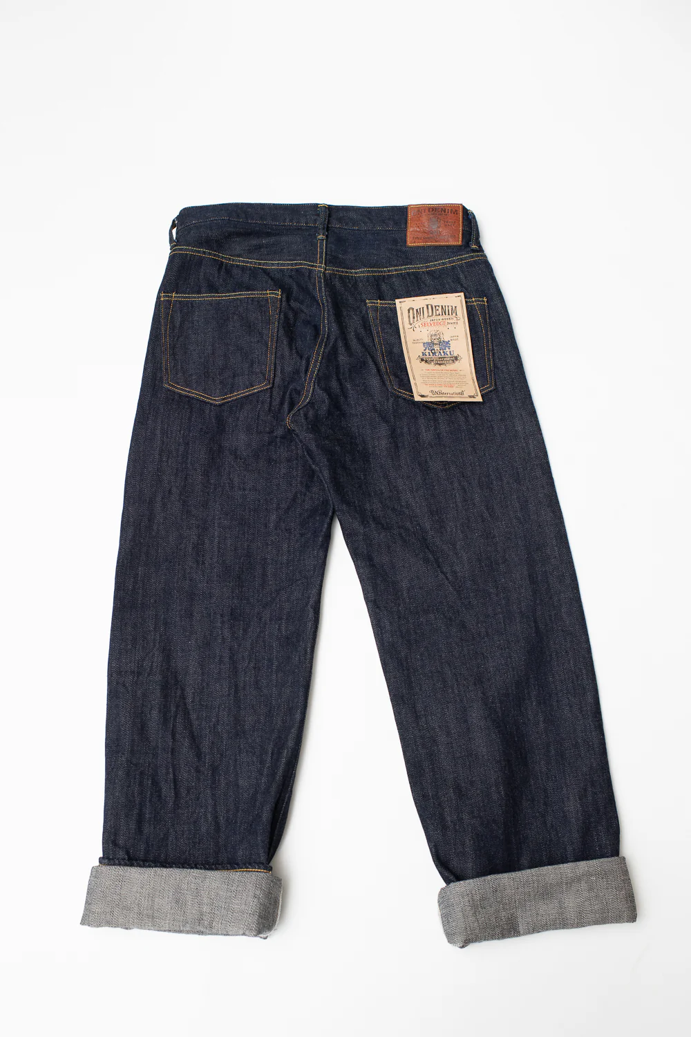 022-KIRAKU - 12oz "Natural Indigo" Selvedge Denim - Relax Straight Fit - Image 6