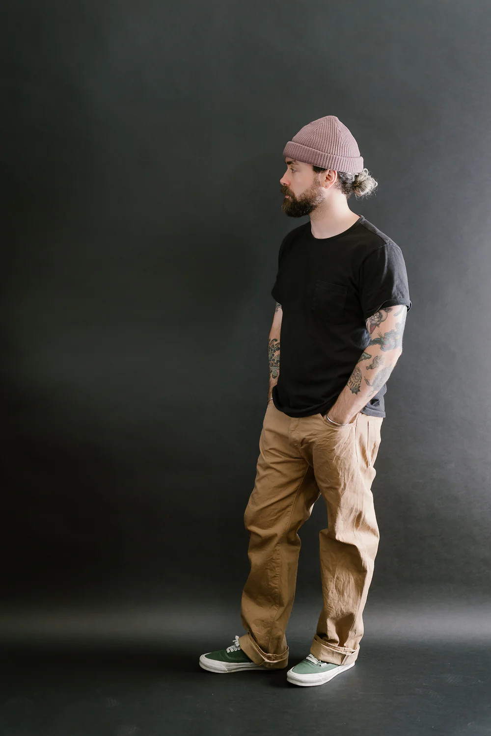 022-SCKB - 10oz "Khaki Beige" Selvedge Chino - Relax Straight - Image 12