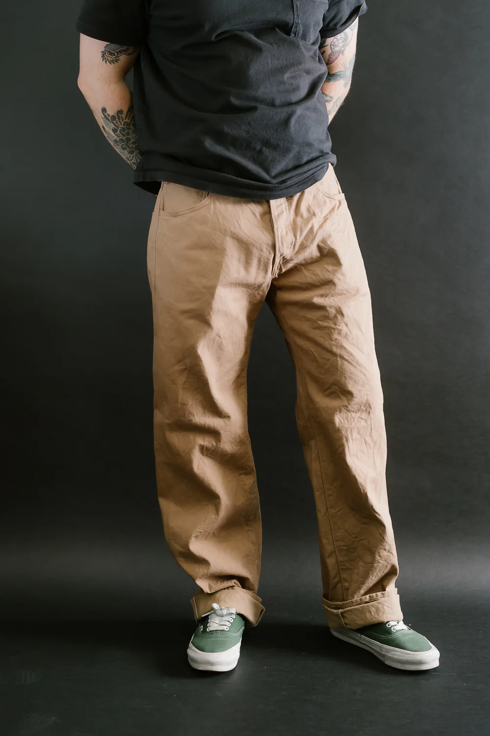022-SCKB - 10oz "Khaki Beige" Selvedge Chino - Relax Straight - Image 20