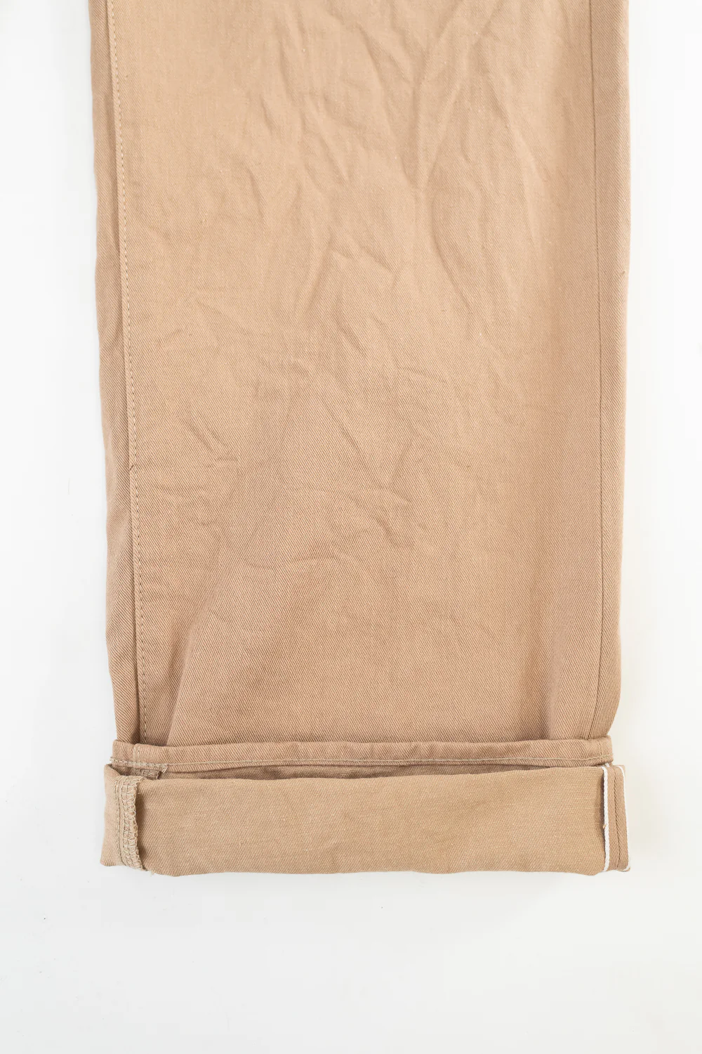 022-SCKB - 10oz "Khaki Beige" Selvedge Chino - Relax Straight - Image 9