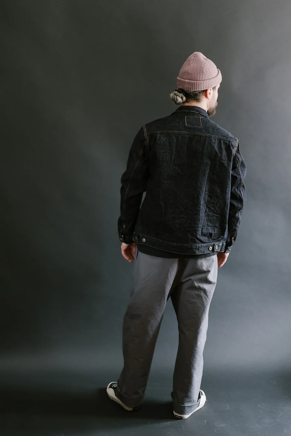 02516P - 15oz "Low Tension" Indigo x Beige Selvedge Denim - Type II - Image 11