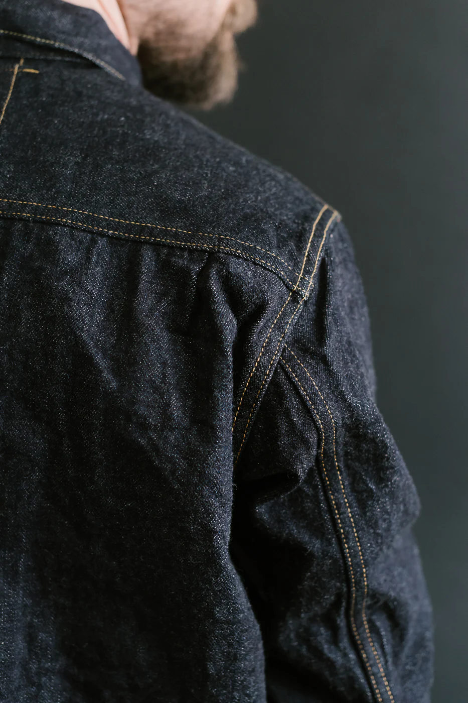 02516P - 15oz "Low Tension" Indigo x Beige Selvedge Denim - Type II - Image 17