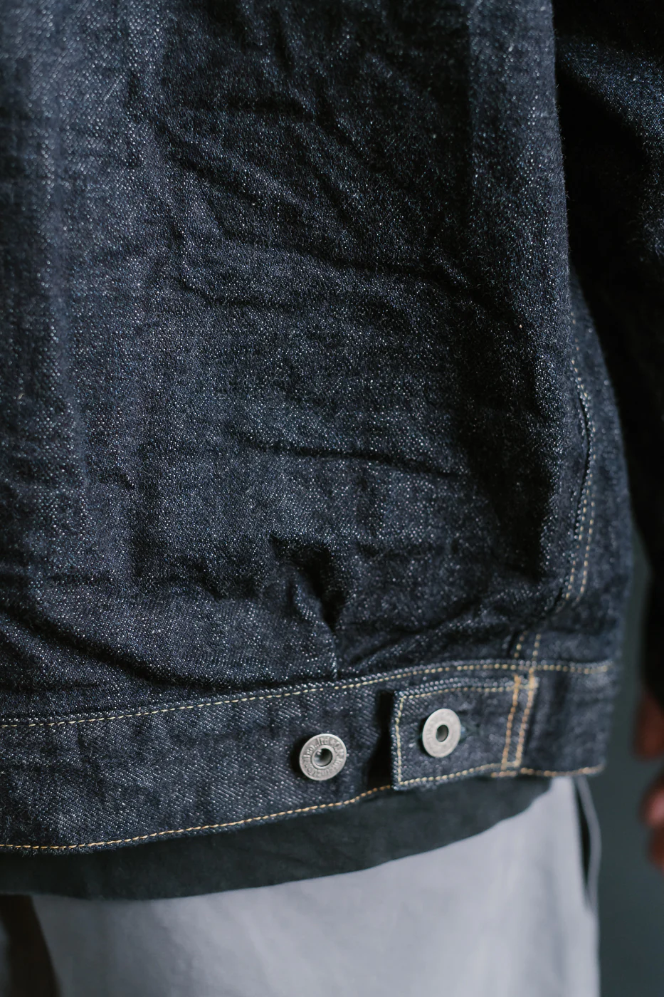 02516P - 15oz "Low Tension" Indigo x Beige Selvedge Denim - Type II - Image 24
