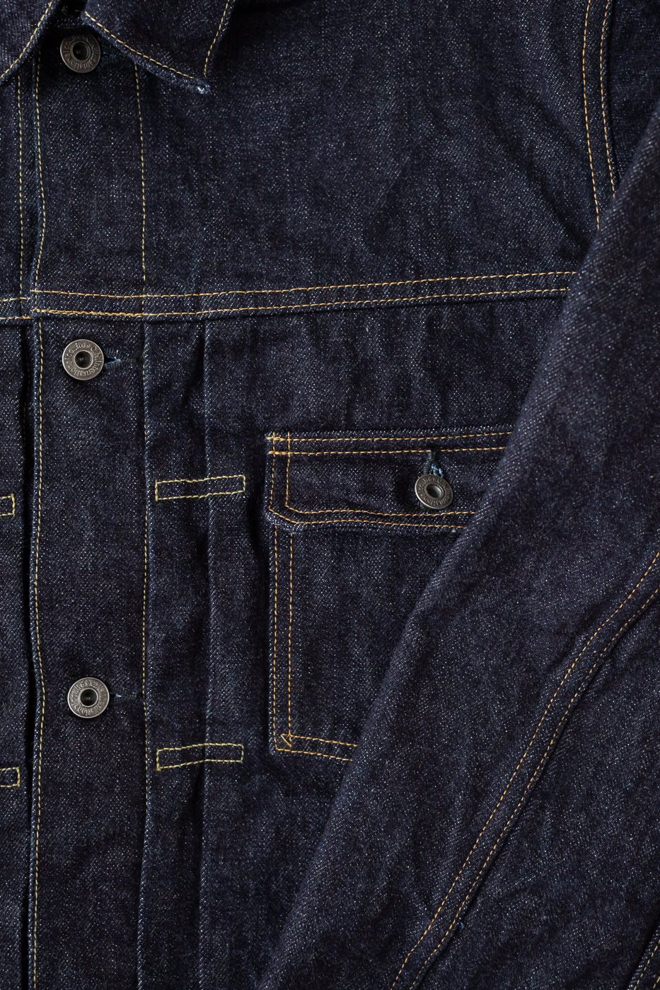 02516P - 15oz "Low Tension" Indigo x Beige Selvedge Denim - Type II - Image 4