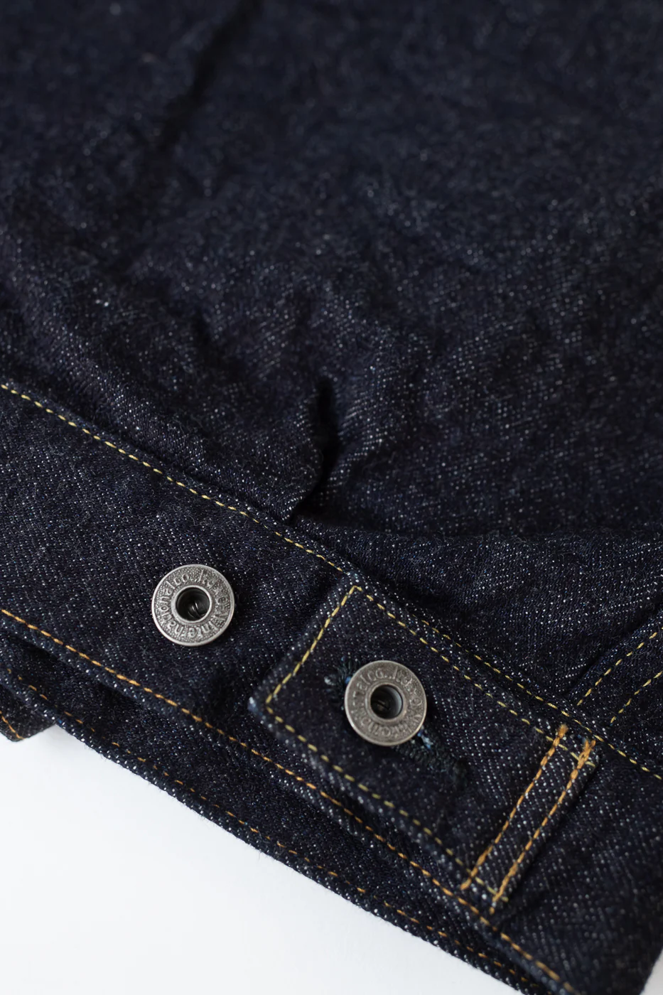 02516P - 15oz "Low Tension" Indigo x Beige Selvedge Denim - Type II - Image 6