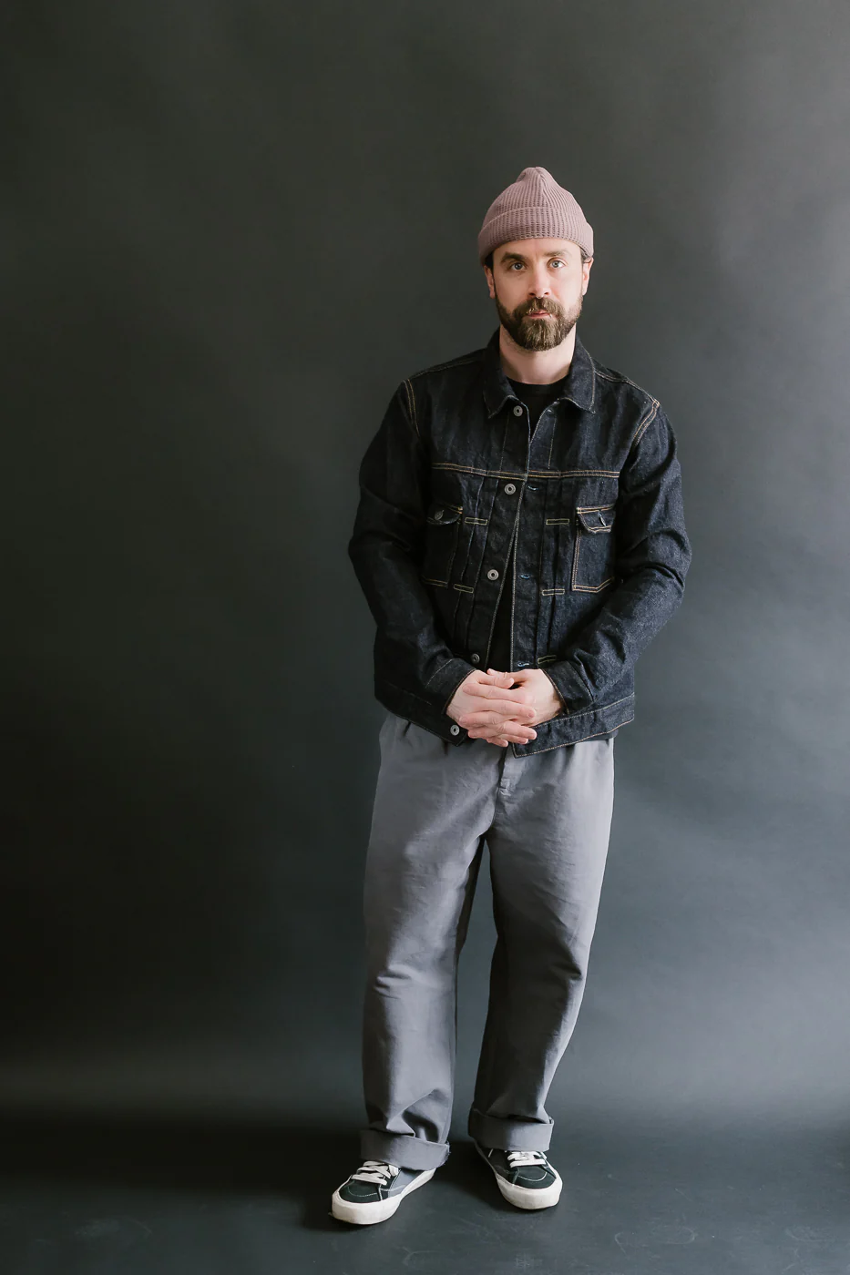 02516P - 15oz "Low Tension" Indigo x Beige Selvedge Denim - Type II - Image 9