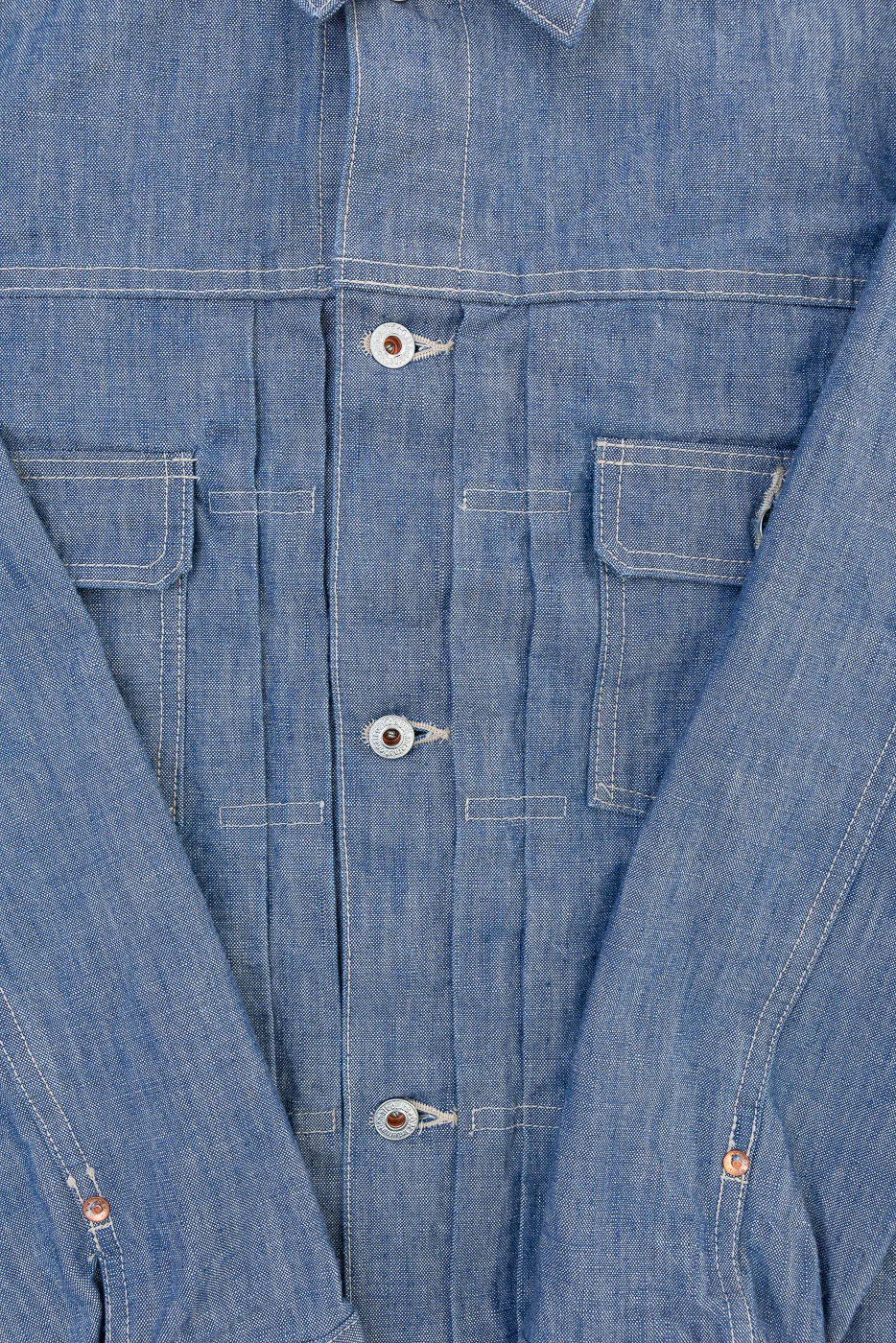 02516P-SHVCH - 13oz "Super Heavy Chambray" Denim Jacket - Type II - Image 3