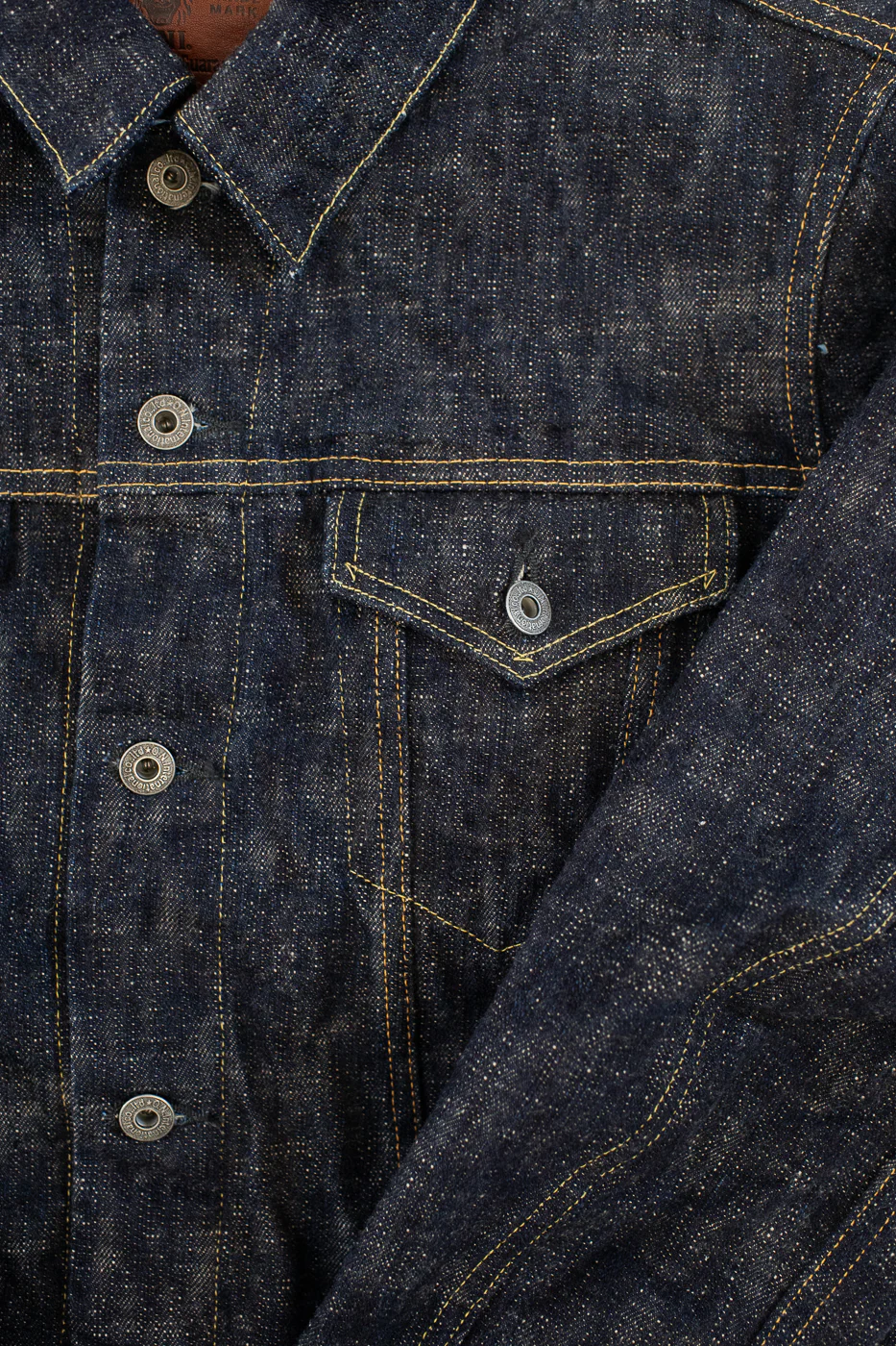 02527P-KA - 17oz "Kasuri" Slub Selvedge Denim - Type III Jacket - Image 3
