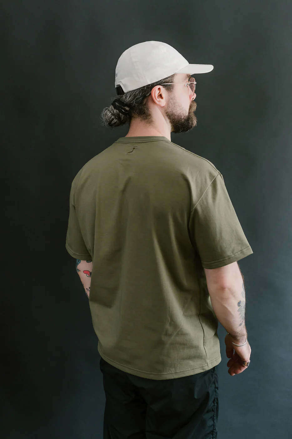 03-0017-76 - Pocket T-Shirt - Army Green - Image 11