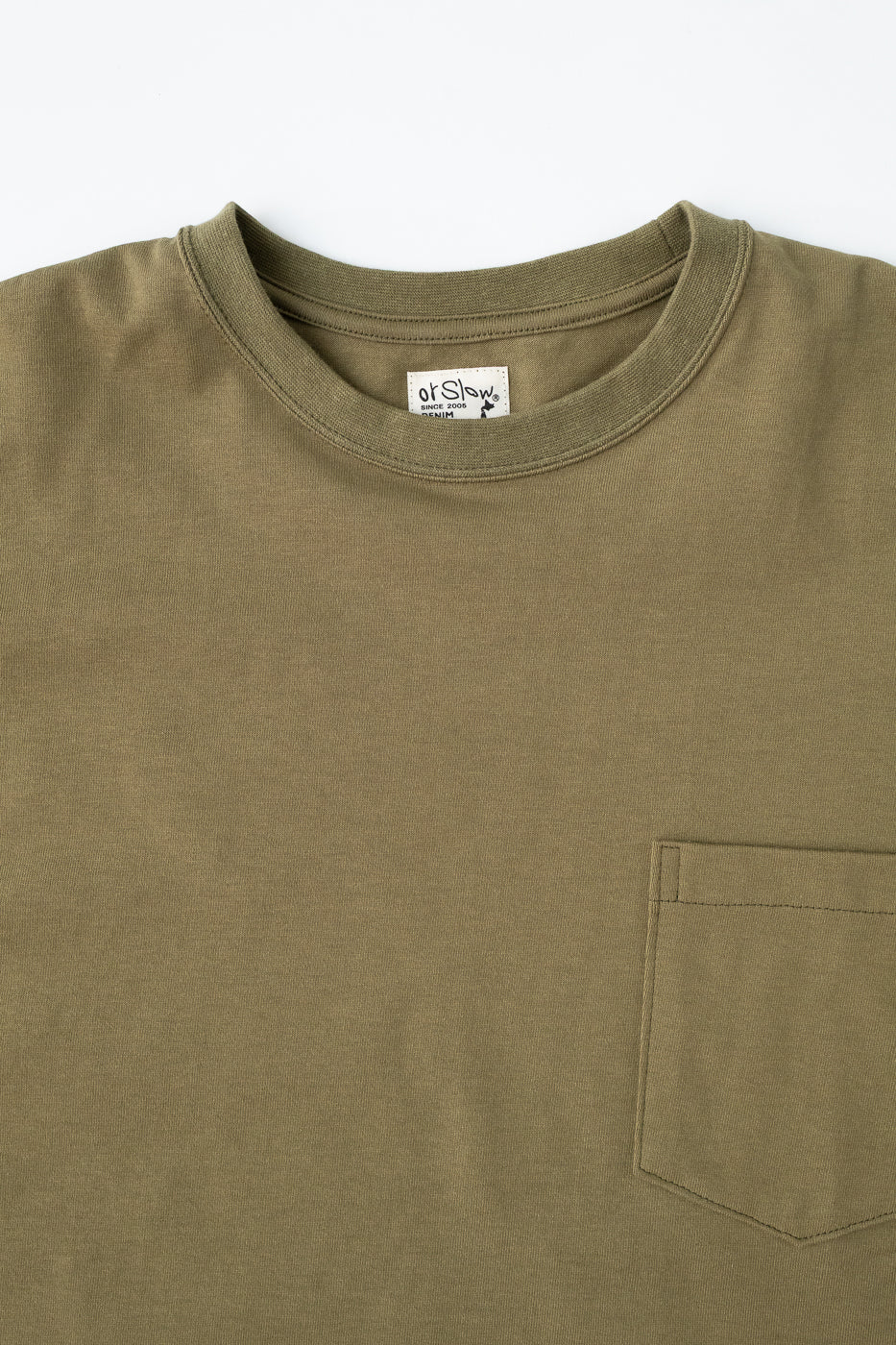 03-0017-76 - Pocket T-Shirt - Army Green - Image 2