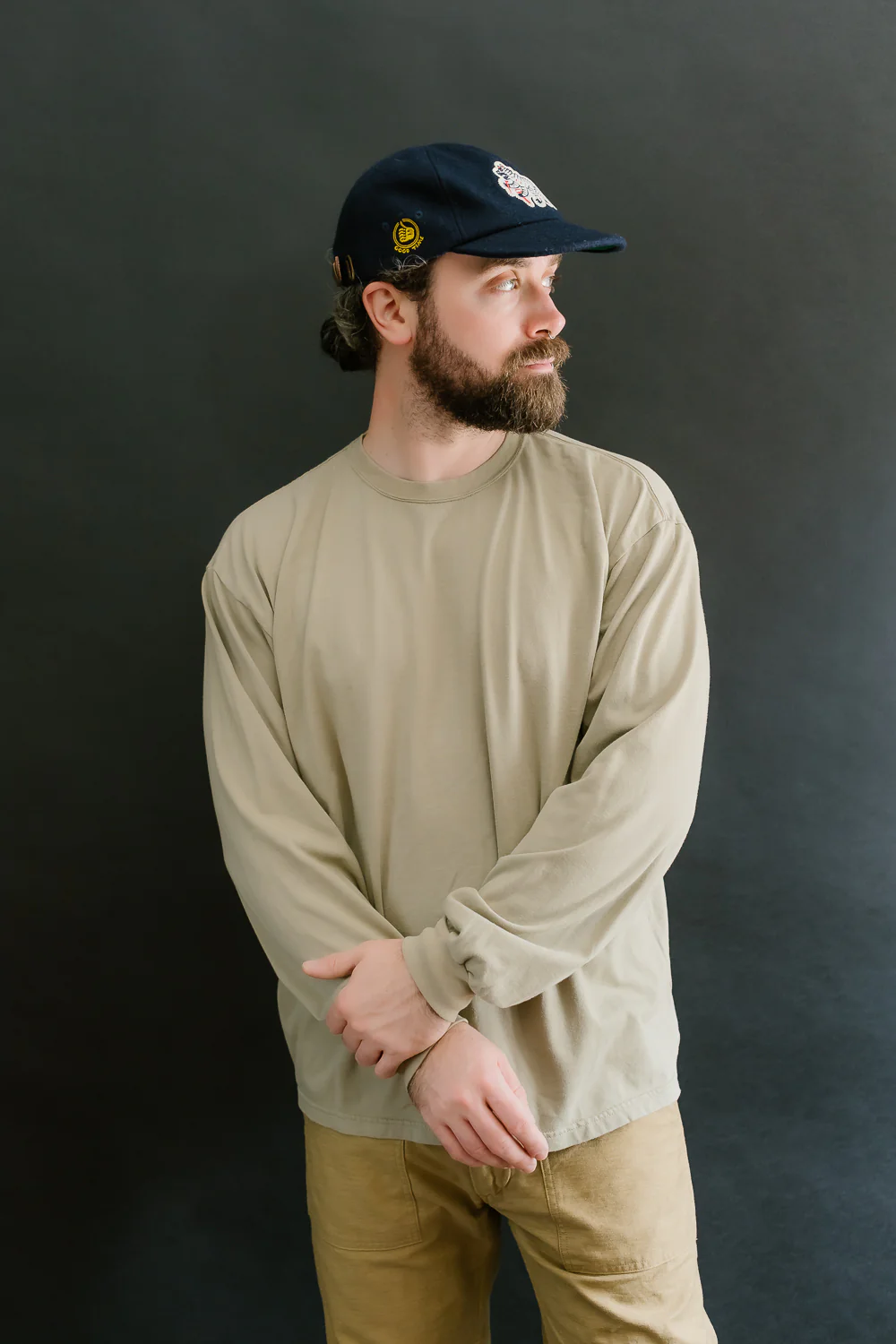 03-0113-19 - Long Sleeve T-Shirt - Olive Drab - Image 16