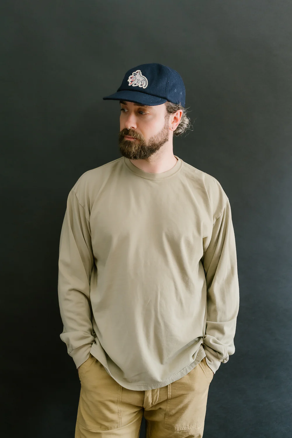 03-0113-19 - Long Sleeve T-Shirt - Olive Drab - Image 9