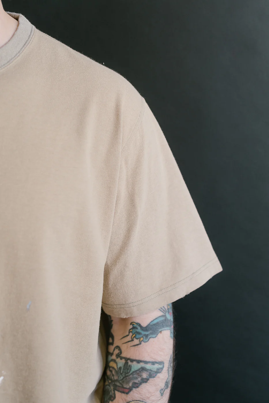 03-0118OJ-67 - JPN Print T-Shirt - Beige - Image 18