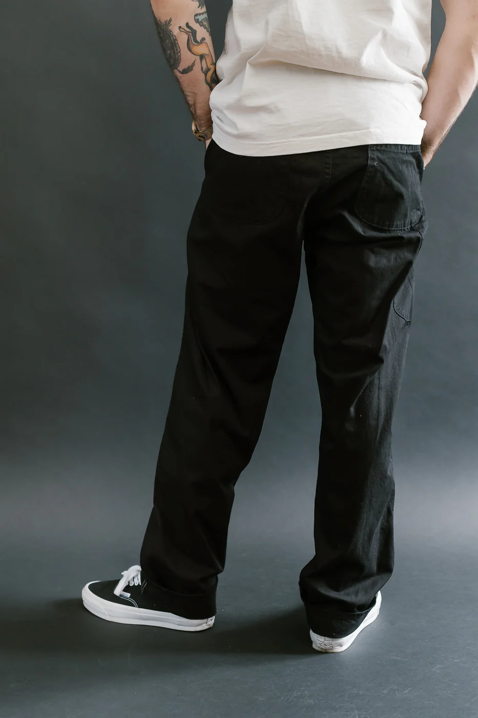 03-5000-61 - French Work Pant - Black - Image 13