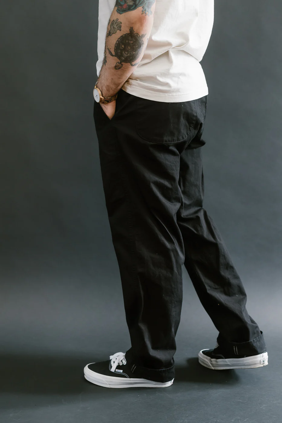 03-5000-61 - French Work Pant - Black - Image 14