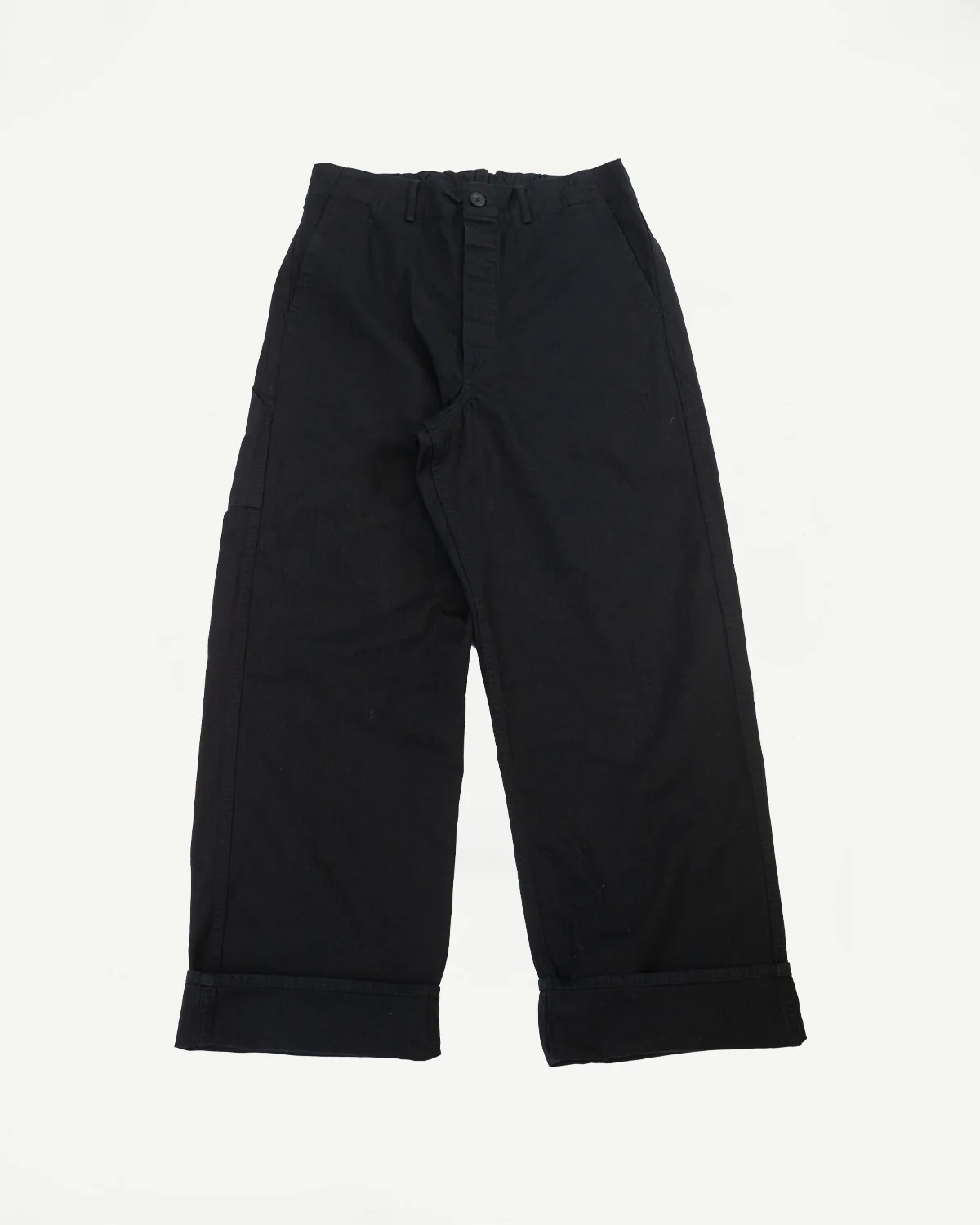 03-5011-61 - Wide French Work Pant - Black