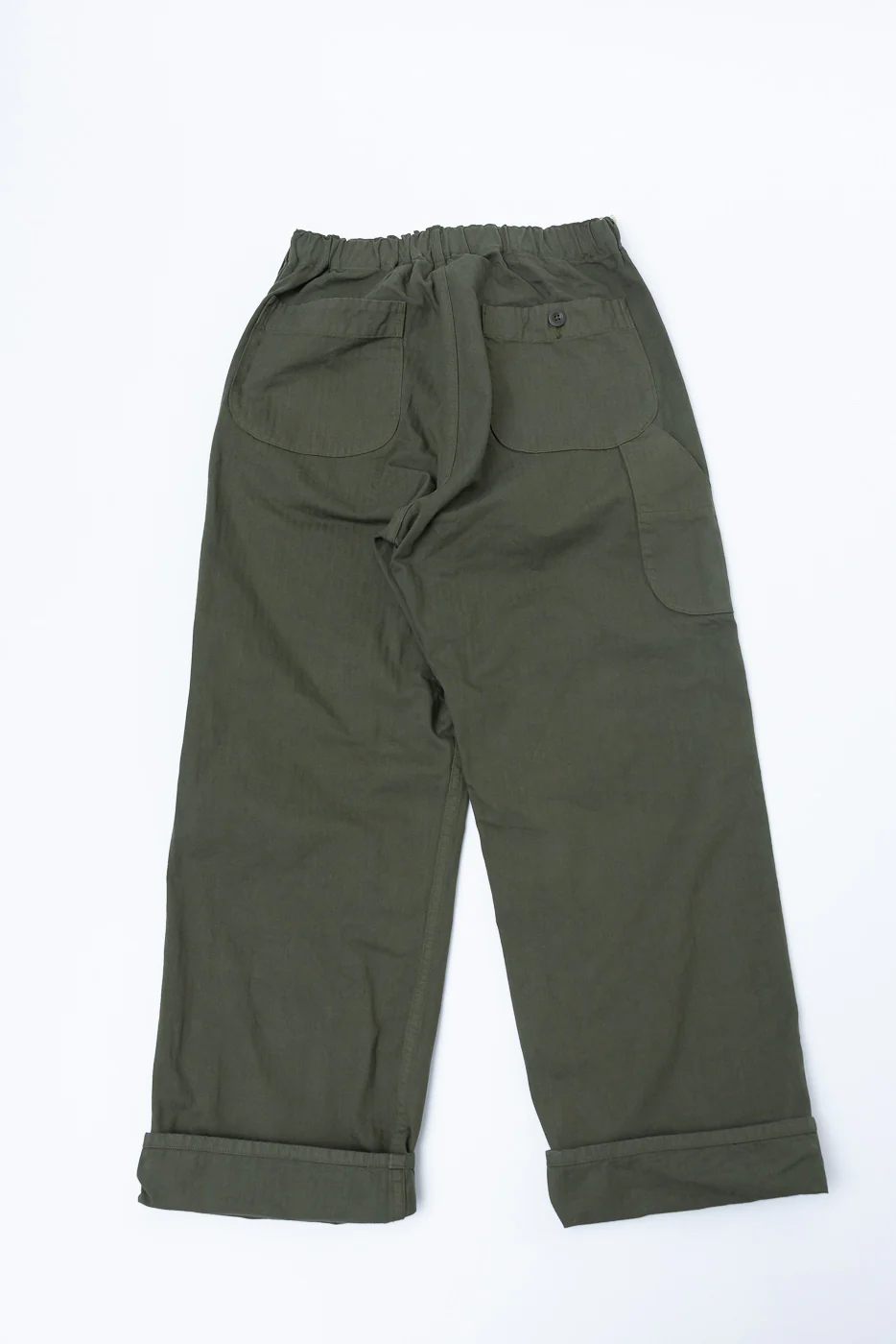 03-5011-76 - Wide French Work Pant - Army Green - Image 5
