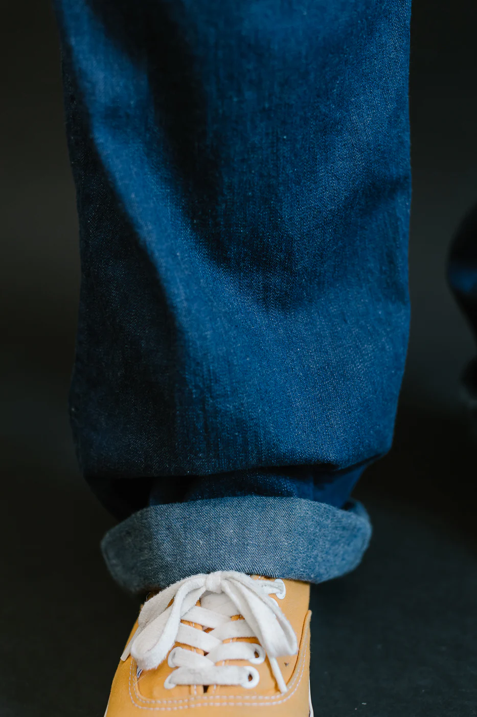 03-5021-A81 - Two Tuck Denim Wide Trousers - One Wash (Light Blue) - Image 21