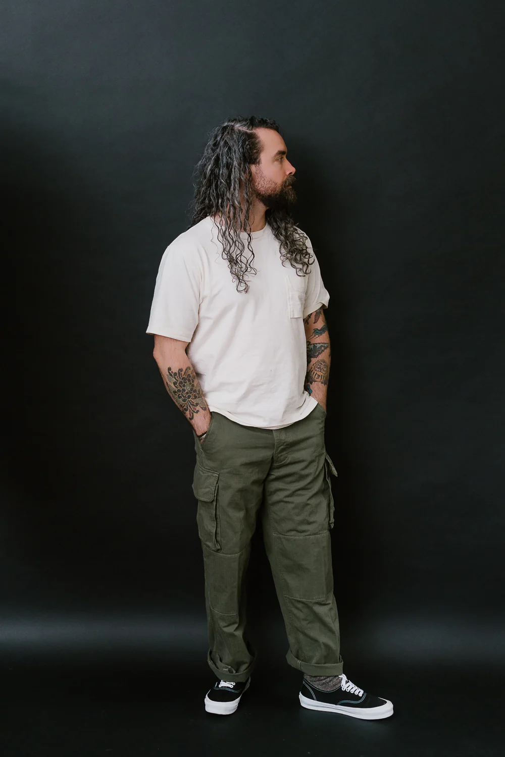 03-5247-76 - M-47 French Army Cargo Pants - Army Green - Image 10