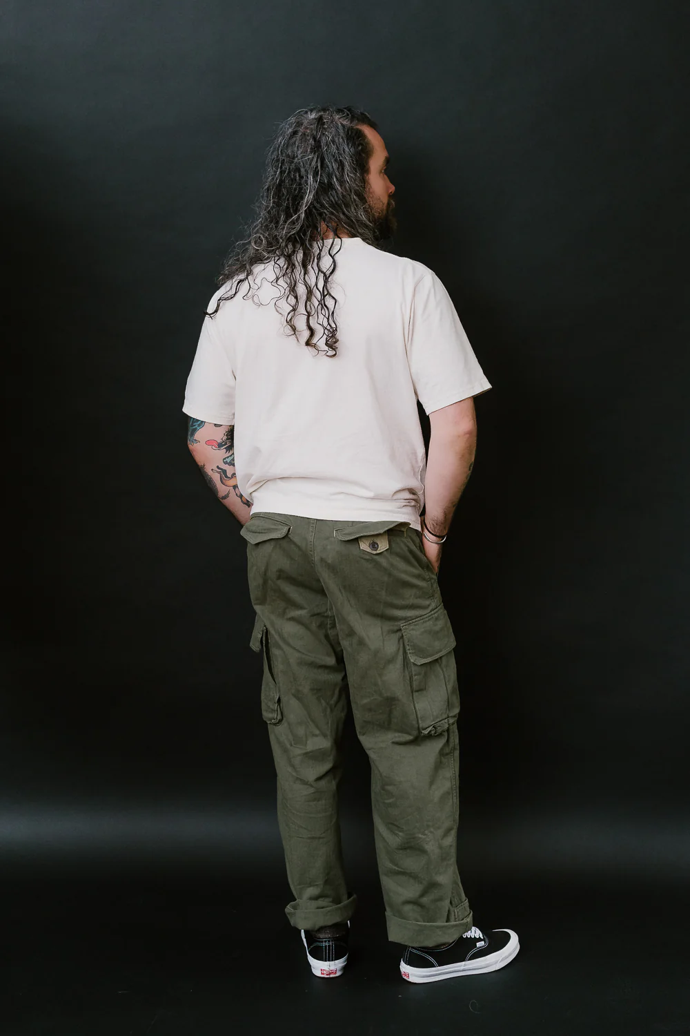 03-5247-76 - M-47 French Army Cargo Pants - Army Green - Image 11
