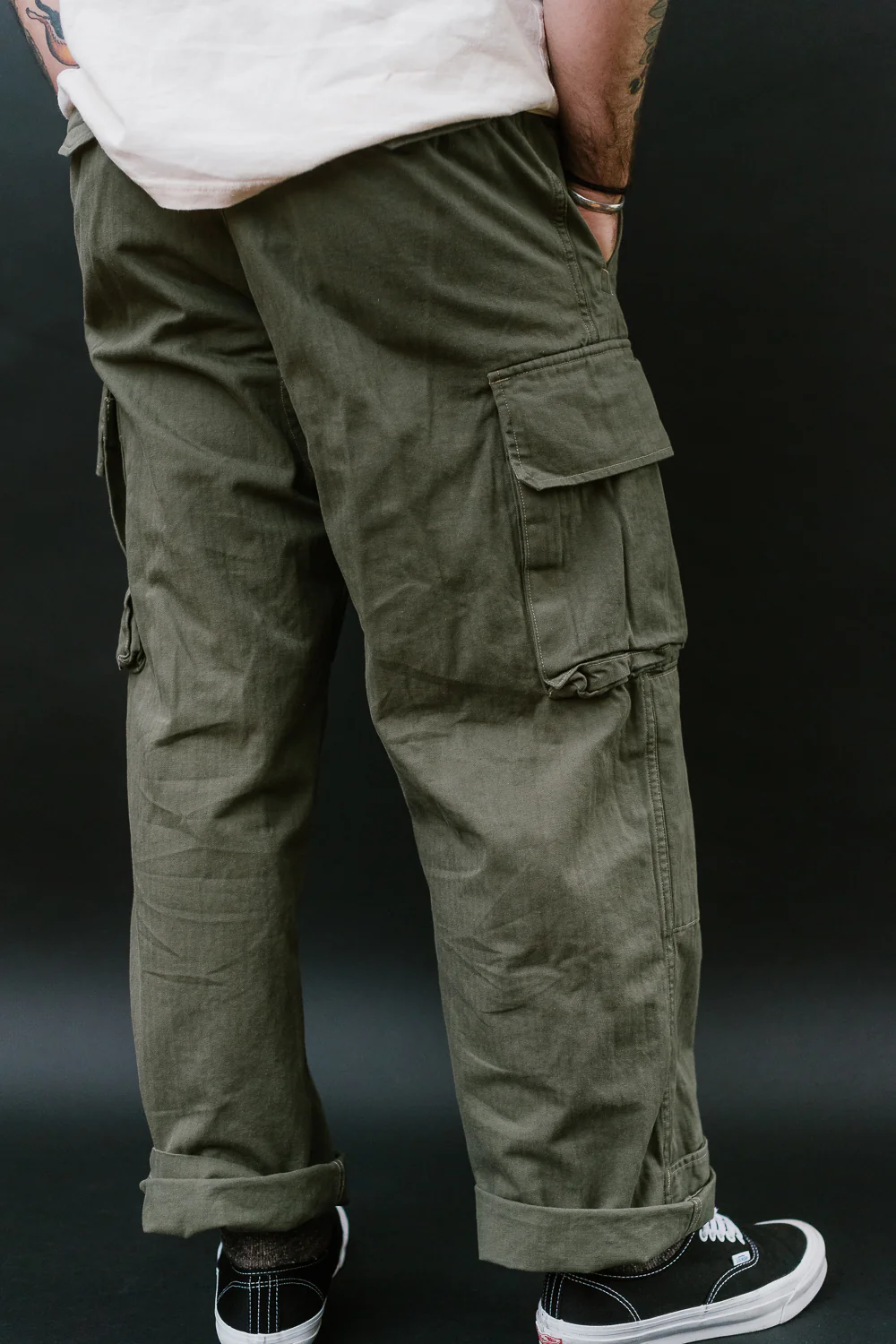 03-5247-76 - M-47 French Army Cargo Pants - Army Green - Image 13