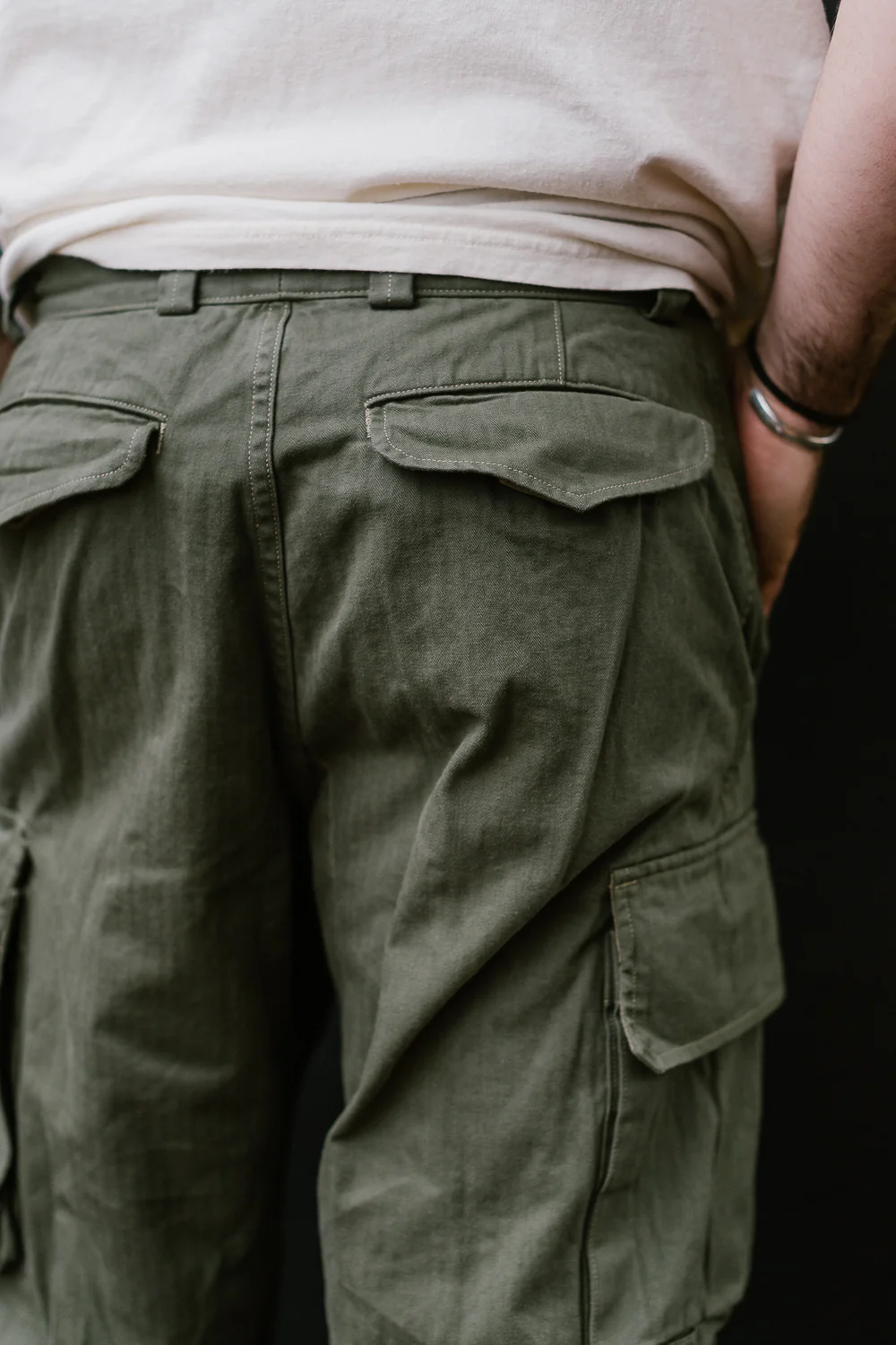 03-5247-76 - M-47 French Army Cargo Pants - Army Green - Image 25