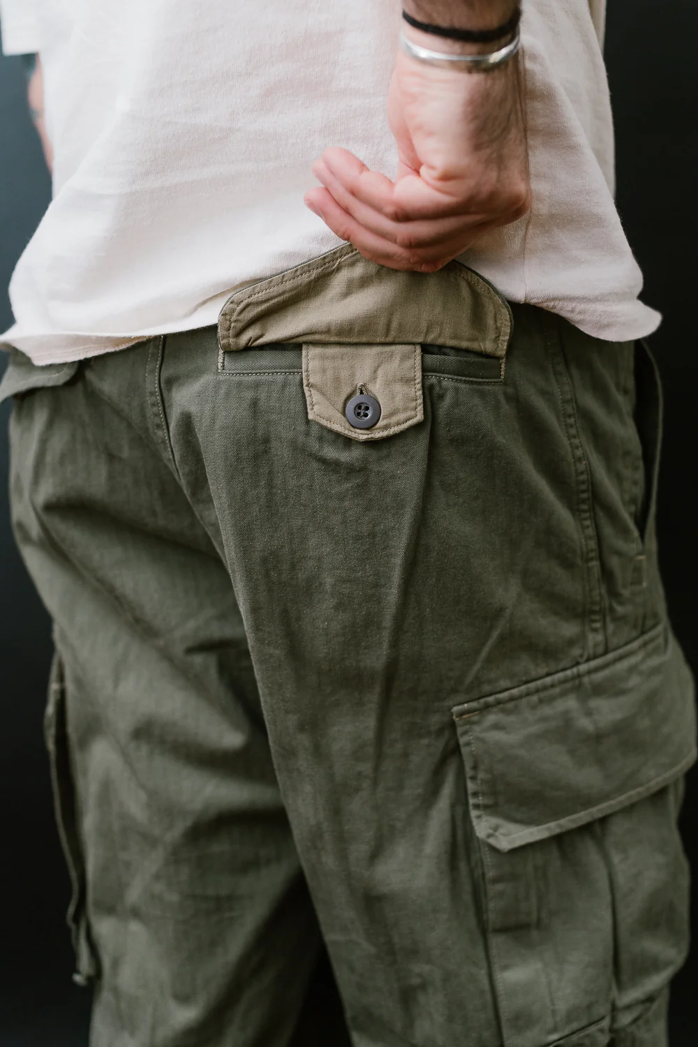 03-5247-76 - M-47 French Army Cargo Pants - Army Green - Image 26